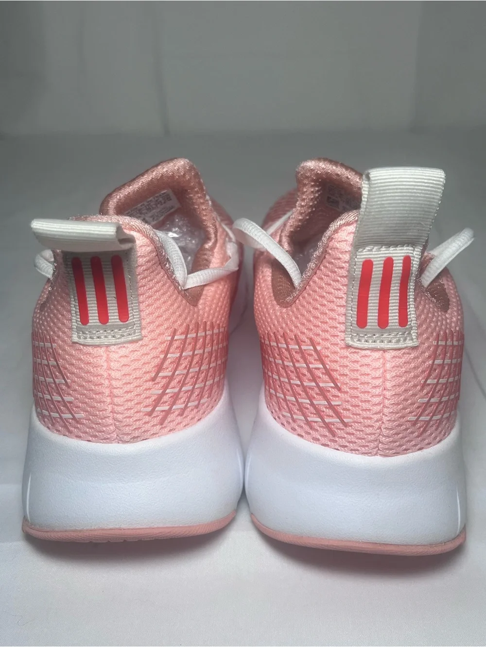 adidas Asweego Pink Sneakers with Red Three-Stripes